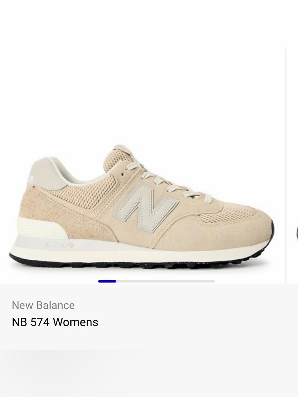 New Balance Women's Sneakers in tan with